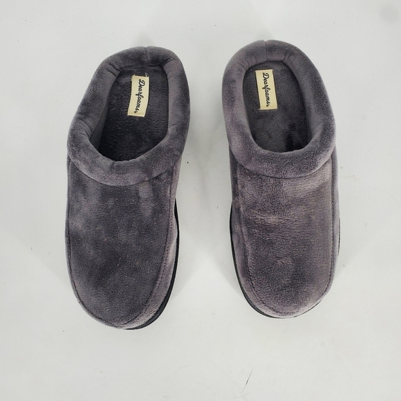 Dearfoams Men's Bradley Indoor Outdoor Velour Moc-Toe Clog Slippers Size 10 - Picture 9 of 9
